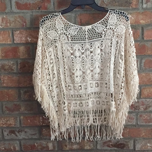 Boho Crochet Macrame Top - Picture 3 of 3